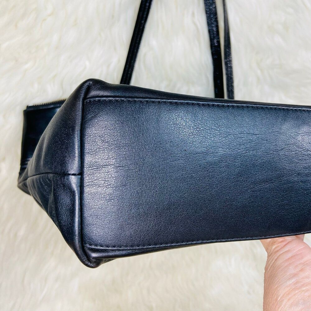 Coach Laura Signature Embossed Leather Tote Bag - Picture 9 of 11